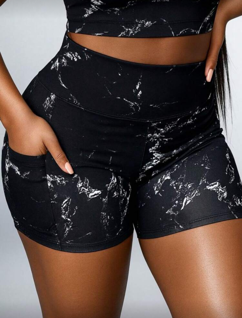 Shorts fitness com BOLSO para academia ciclismo ginastica e atividade ar livre